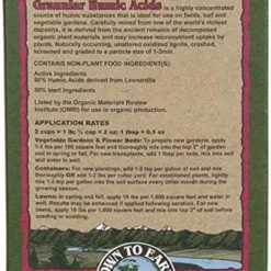 Down To Earth Humic Acid Fertilizer Mix -Garden Supplies Sales 2024 blob 50867.1614364060
