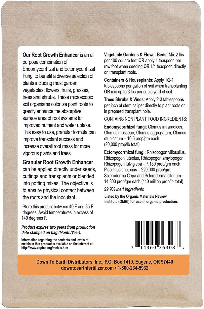Down To Earth OMRI Organic Soluble Root Growth Enhancer, 4 Oz 4 Down To Earth OMRI Organic Soluble Root Growth Enhancer, 4 Oz - Image 2