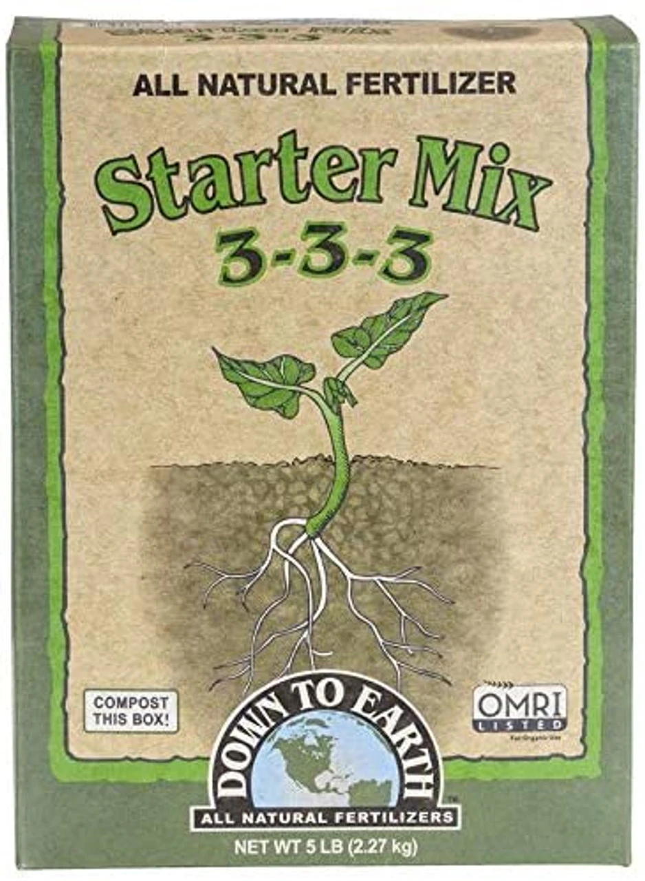 Down To Earth Organic Starter Fertilizer Mix 3-3-3 4 Down To Earth Organic Starter Fertilizer Mix 3-3-3 - Image 2