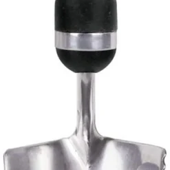 Bond Manufacturing Stainless Steel Series Serrated Trowel With Gel Grip Handle, Black