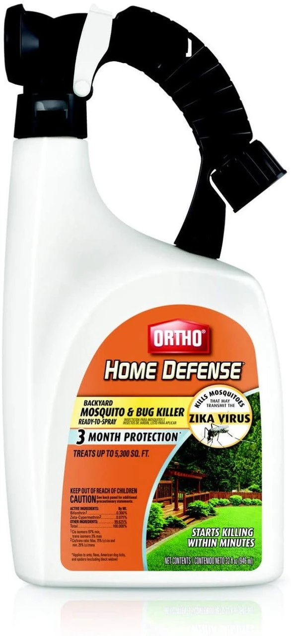 Ortho Home Defense Backyard Mosquito And Bug Killer, 32oz 3 Ortho Home Defense Backyard Mosquito And Bug Killer, 32oz