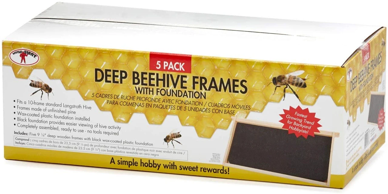 Little Giant Deep Hive Frame Black Deep Beehive Frames 3 Little Giant Deep Hive Frame Black Deep Beehive Frames