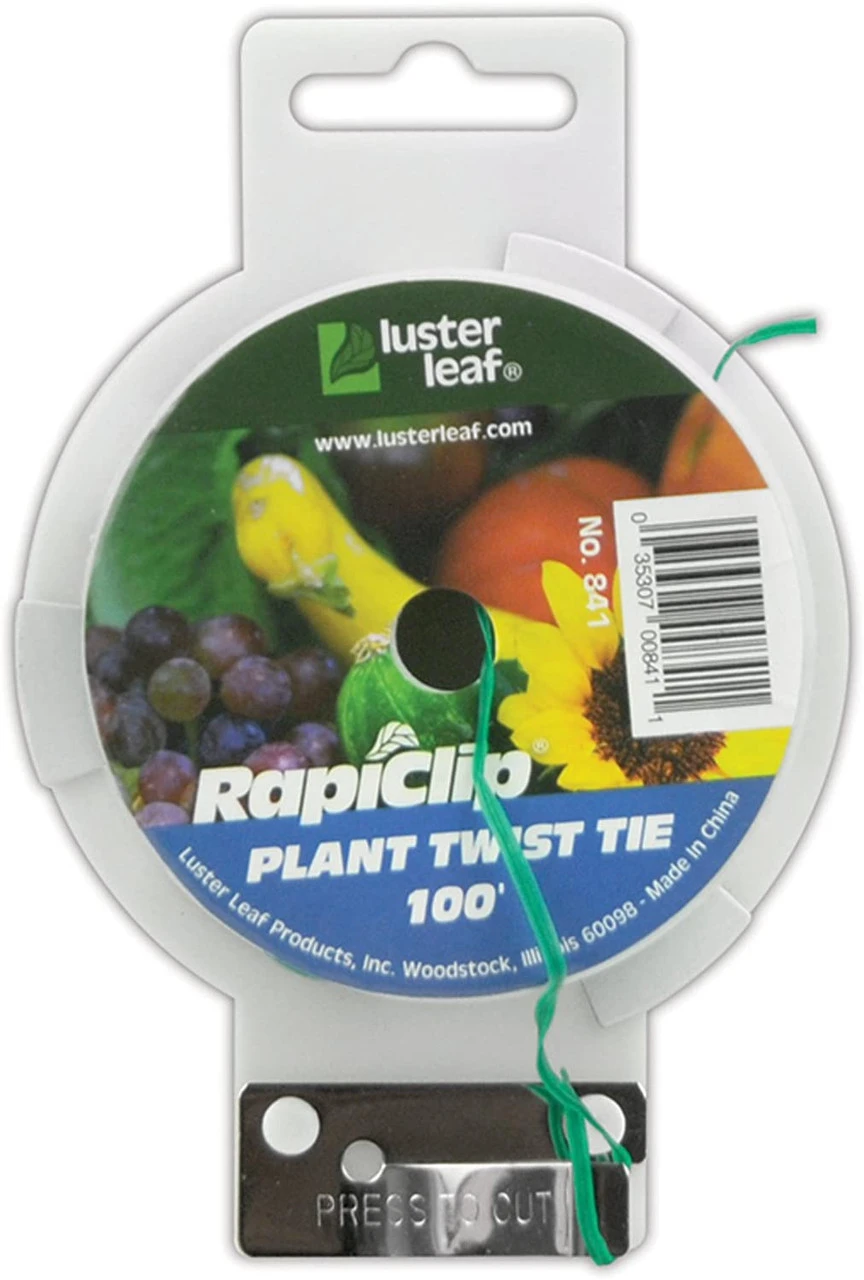 Luster Leaf Rapiclip Garden Plant Twist Tie-100 Ft, Green 4 Luster Leaf Rapiclip Garden Plant Twist Tie-100 Ft, Green - Image 2