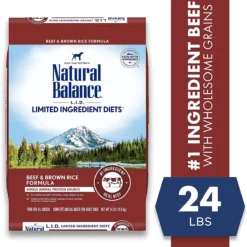Natural Balance L.I.D. Beef And Brown Rice, 24lb -Garden Supplies Sales 2024 blob 64908.1622152620