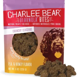 Charlee Bear Bearnola Bites Crunchy Clusters, Peanut Butter & Honey