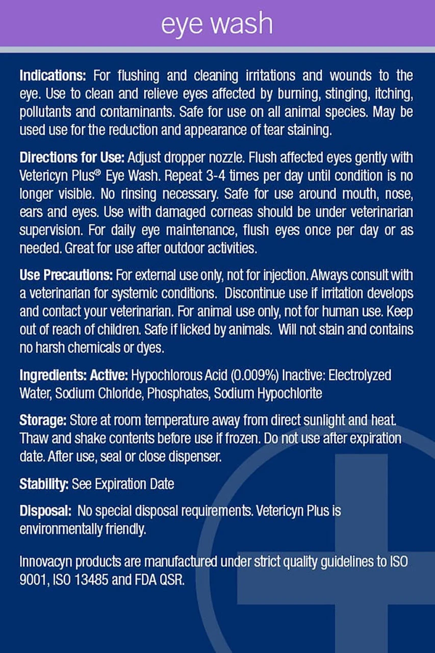 Vetericyn Plus All Animal Eye Wash, 3oz 5 Vetericyn Plus All Animal Eye Wash, 3oz - Image 3