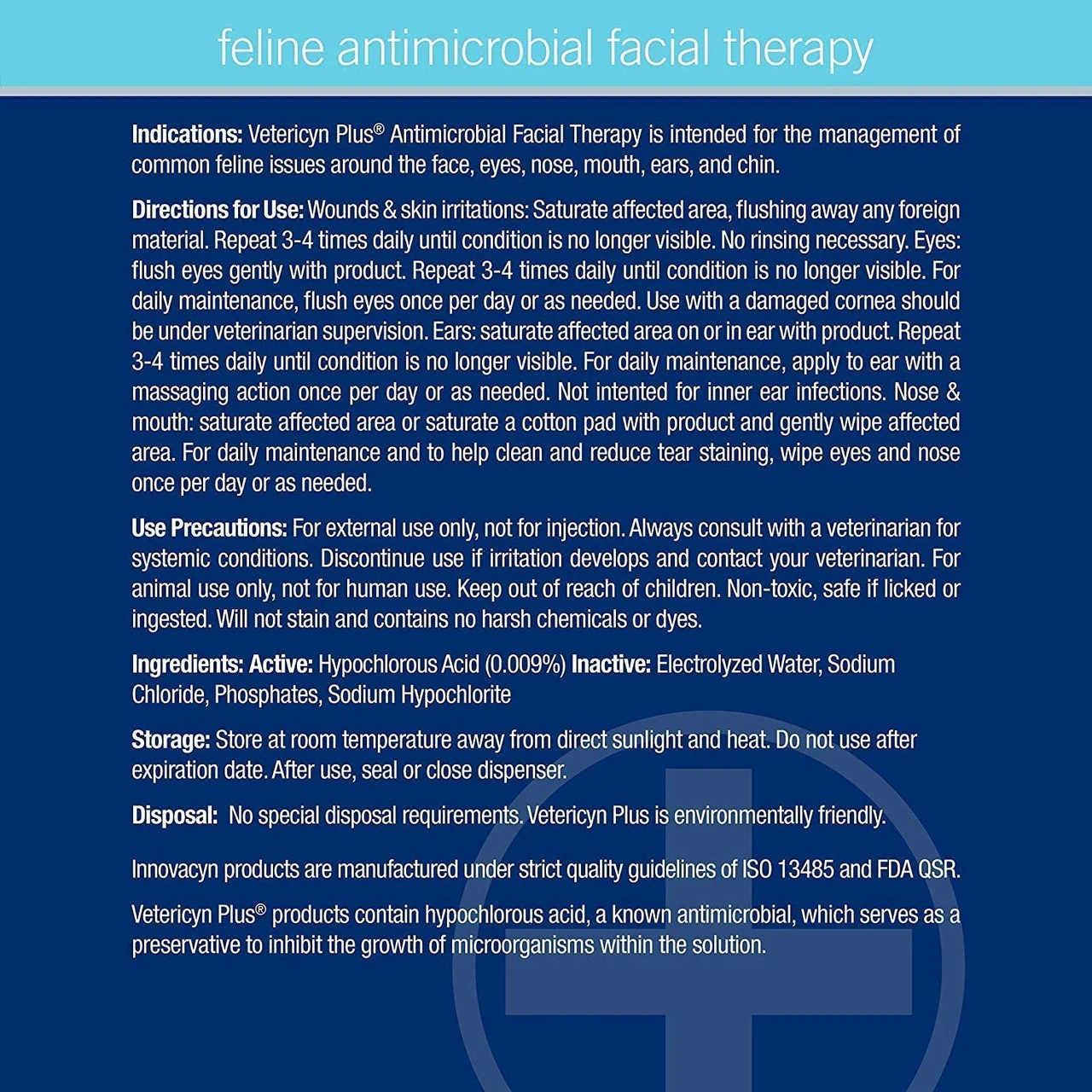 Vetericyn Plus Feline Antimicrobial Facial Therapy, 2oz 4 Vetericyn Plus Feline Antimicrobial Facial Therapy, 2oz - Image 2