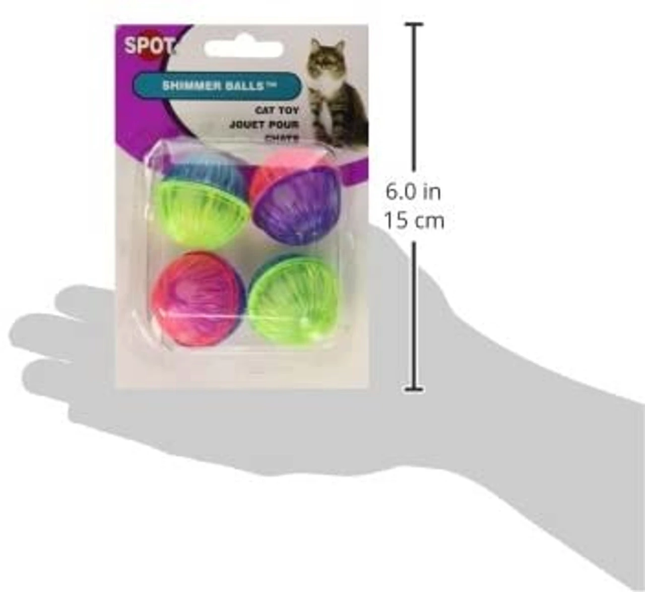 Ethical Pet Shimmer Balls, 4-Pack 4 Ethical Pet Shimmer Balls, 4-Pack - Image 2