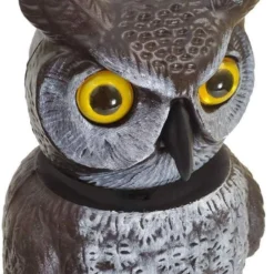 Dalen Natural Enemy Scarecrow Rotating Head Owl, Brown -Garden Supplies Sales 2024 blob 90538.1616791492