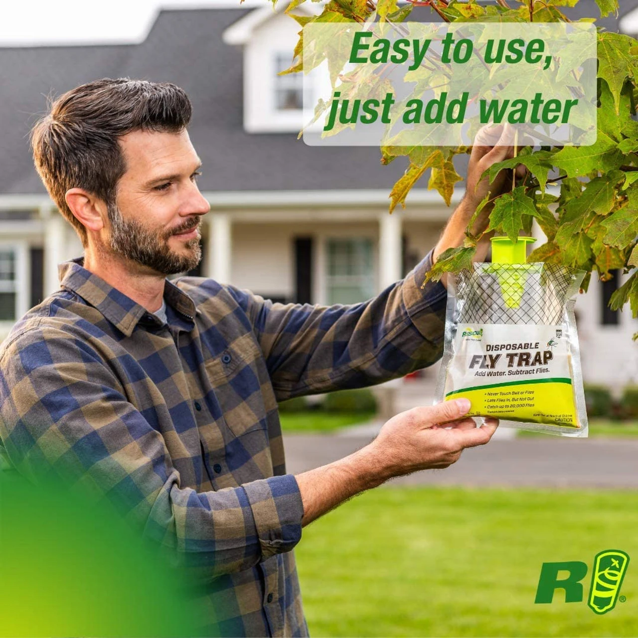 Rescue Outdoor Disposable Hanging Fly Trap 4 Rescue Outdoor Disposable Hanging Fly Trap - Image 2