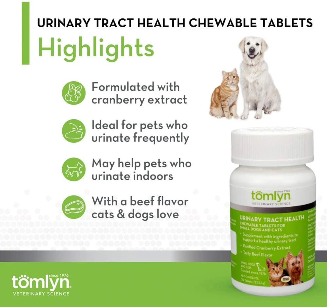 Tomlyn Urinary Tract Health Chewable Tablet 6 Tomlyn Urinary Tract Health Chewable Tablet - Image 4