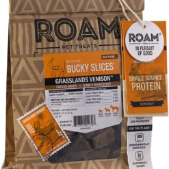 Roam Pet Treats Bucky Slices Dog Treats, 2oz