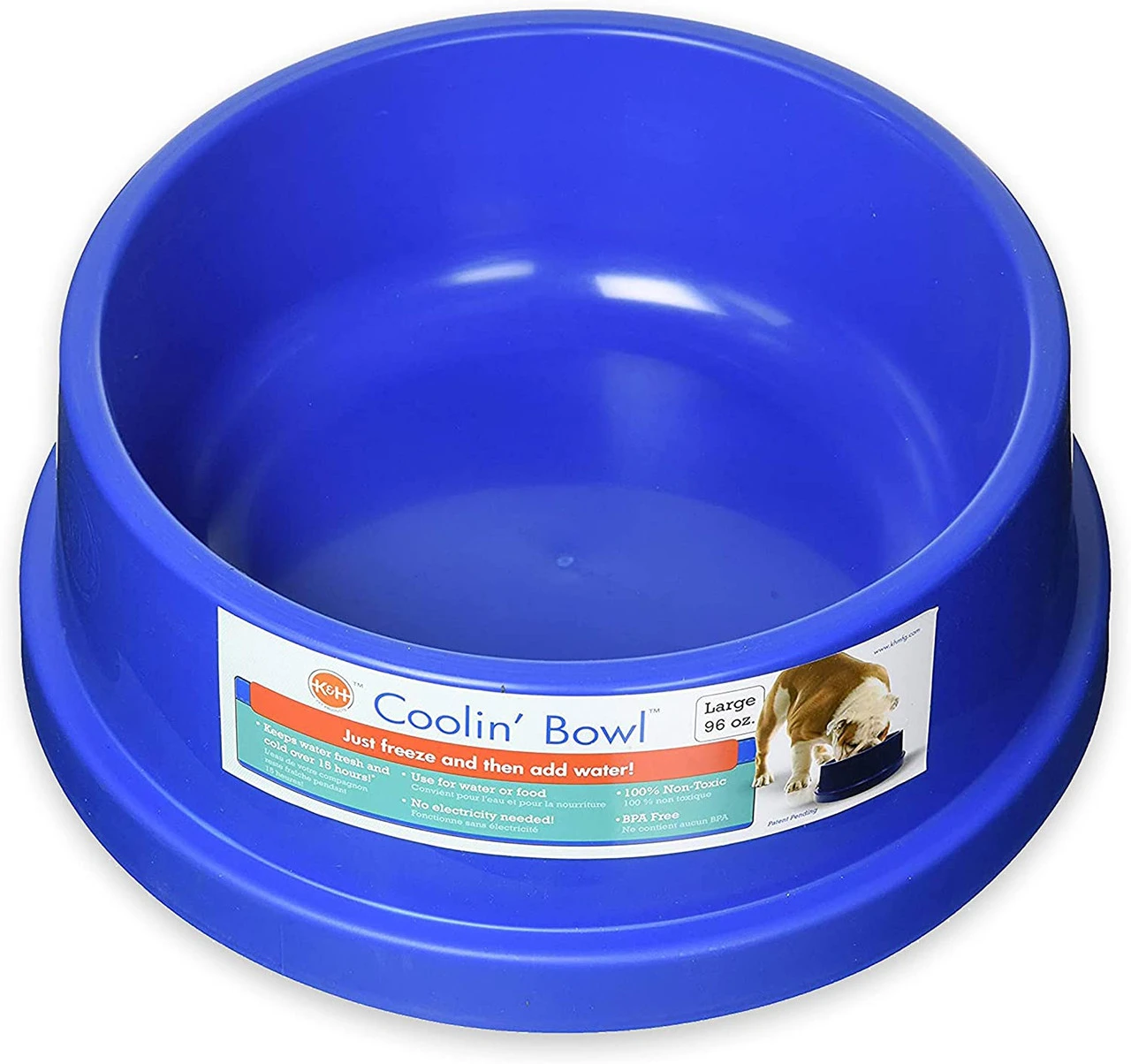 K&H Pet Products Coolin' Water Bowl, Freezable Pet Water Bowl 3 K&H Pet Products Coolin' Water Bowl, Freezable Pet Water Bowl