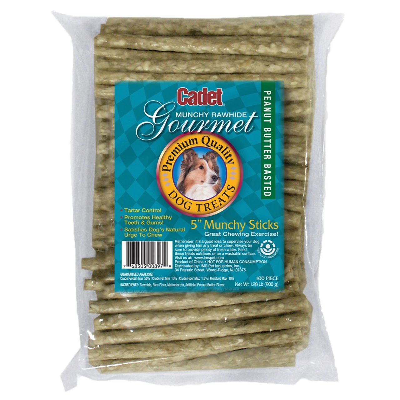 Cadet 5"Rawhide Munchy Sticks 100pc