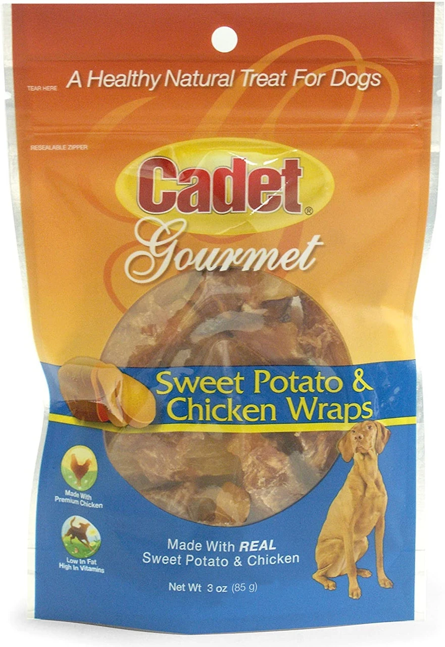 Cadet Gourmet Chicken & Sweet Potato Wraps 3 Cadet Gourmet Chicken & Sweet Potato Wraps