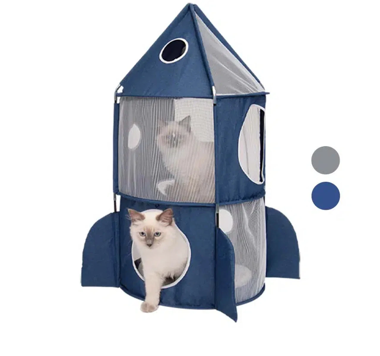 Catit Vesper Gray Rocket Ship 3 Catit Vesper Gray Rocket Ship