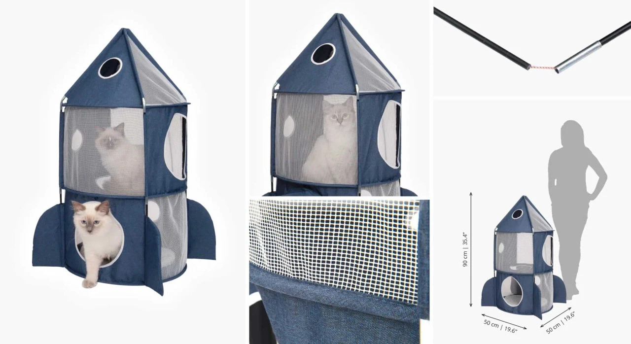 Catit Vesper Gray Rocket Ship 4 Catit Vesper Gray Rocket Ship - Image 2