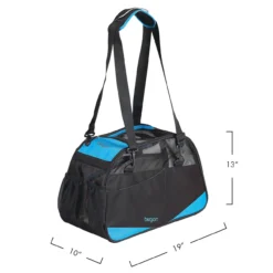Coastal Bergan Voyager Comfort Carrier, Blue And Black, Large