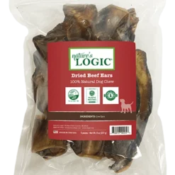 Nature's Logic Dried Beef Ears, 8oz