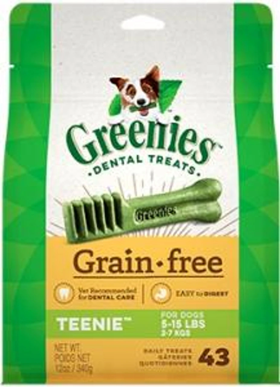 Greenies Grain Free Dental Treat, 12oz 3 Greenies Grain Free Dental Treat, 12oz