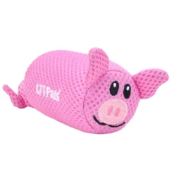 Li'l Pals Pig Mesh Dog Toy