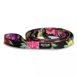 Coastal Wolfgang Dog Leash Dark Floral, 1" X 6'