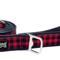 Cycle Dog Red Plaid Leash, 6ft