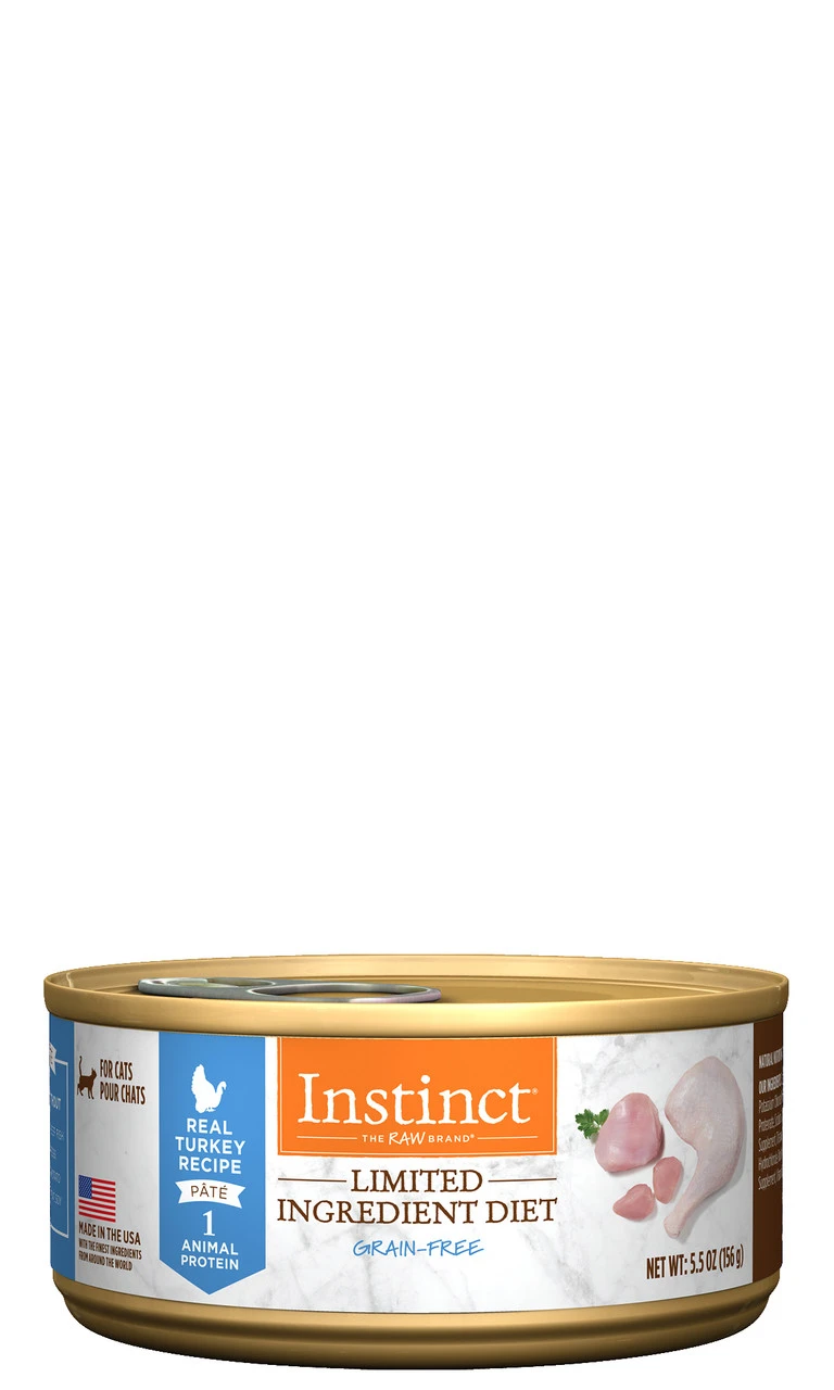 Nature's Variety Instinct Cat Limited Ingredient Diet Turkey, 5.5oz 3 Nature's Variety Instinct Cat Limited Ingredient Diet Turkey, 5.5oz