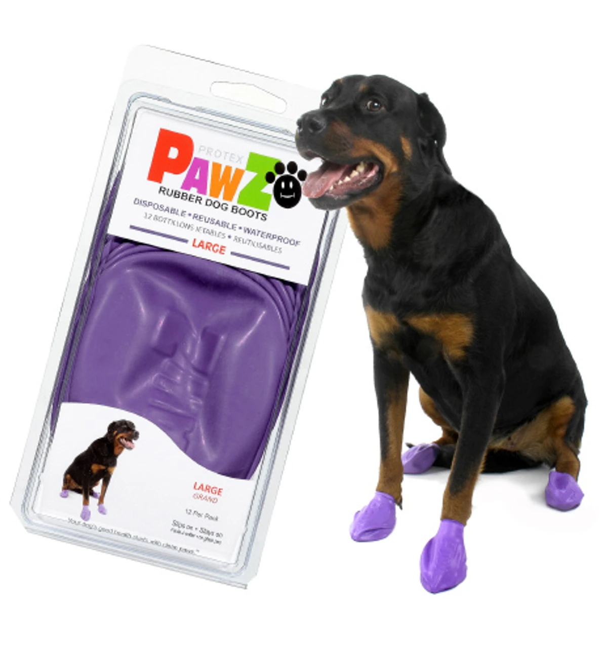 Pawz Rubber Dog Booties 8 Pawz Rubber Dog Booties - Image 6