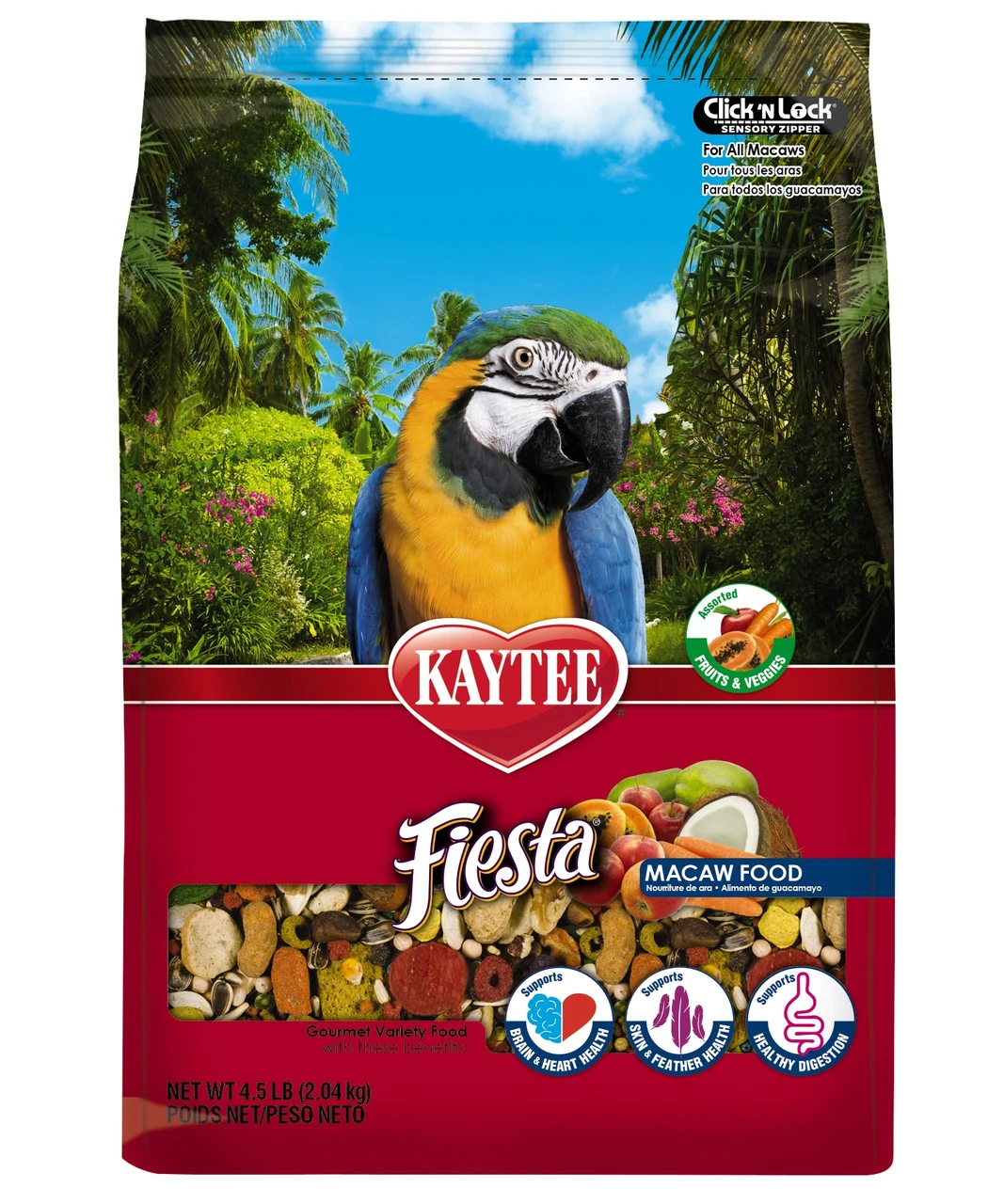 Kaytee Fiesta Macaw Food, 4.5lb 3 Kaytee Fiesta Macaw Food, 4.5lb