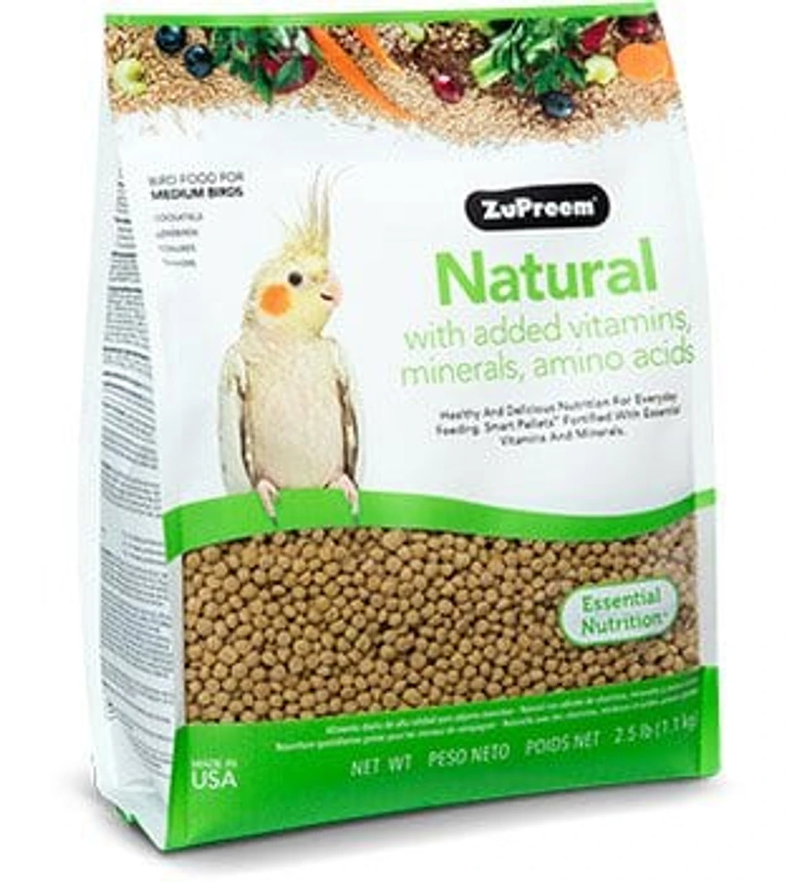 ZuPreem Natural Medium Bird Seed, 2.5lb 3 ZuPreem Natural Medium Bird Seed, 2.5lb