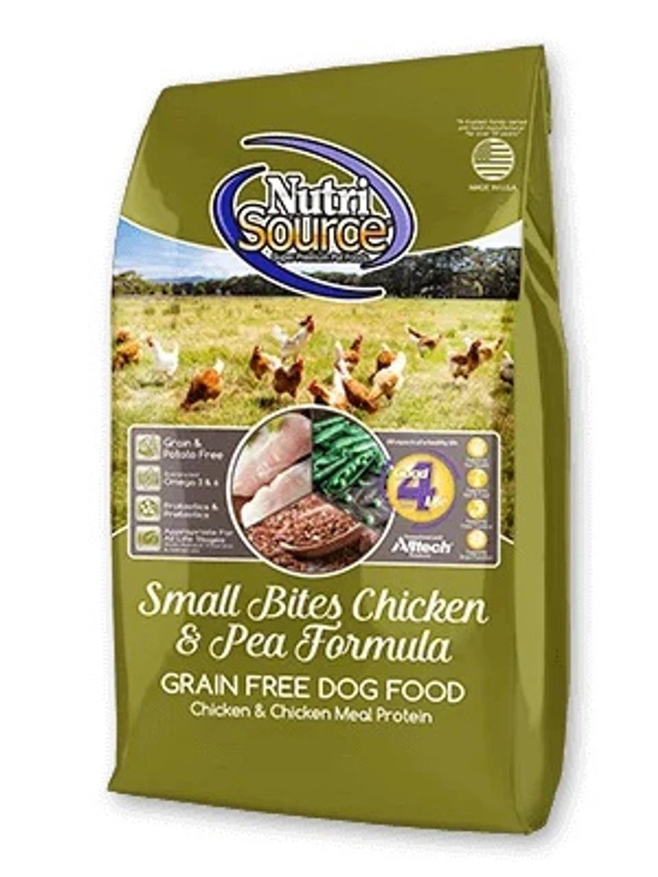 NutriSource Grain Free Small Bites Chicken & Pea 3 NutriSource Grain Free Small Bites Chicken & Pea