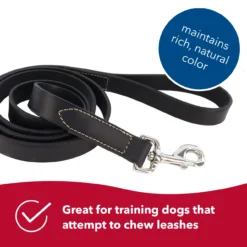 Coastal Circle T Oak Tanned Leather Dog Leash 3/4", 6ft, Black -Garden Supplies Sales 2024 owrwpvodhq0zeod0oois 99892.1629672782