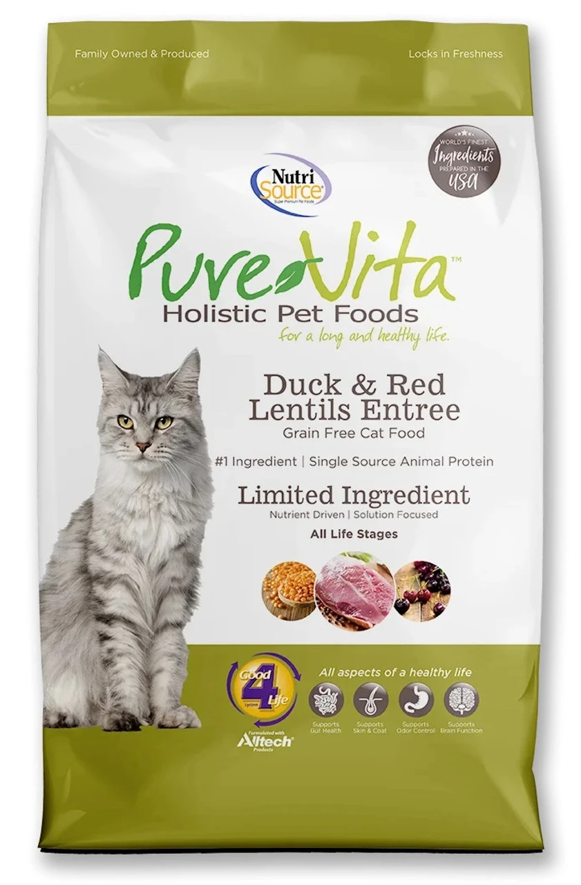 PureVita Cat Grain Free Duck & Red Lentil 3 PureVita Cat Grain Free Duck & Red Lentil