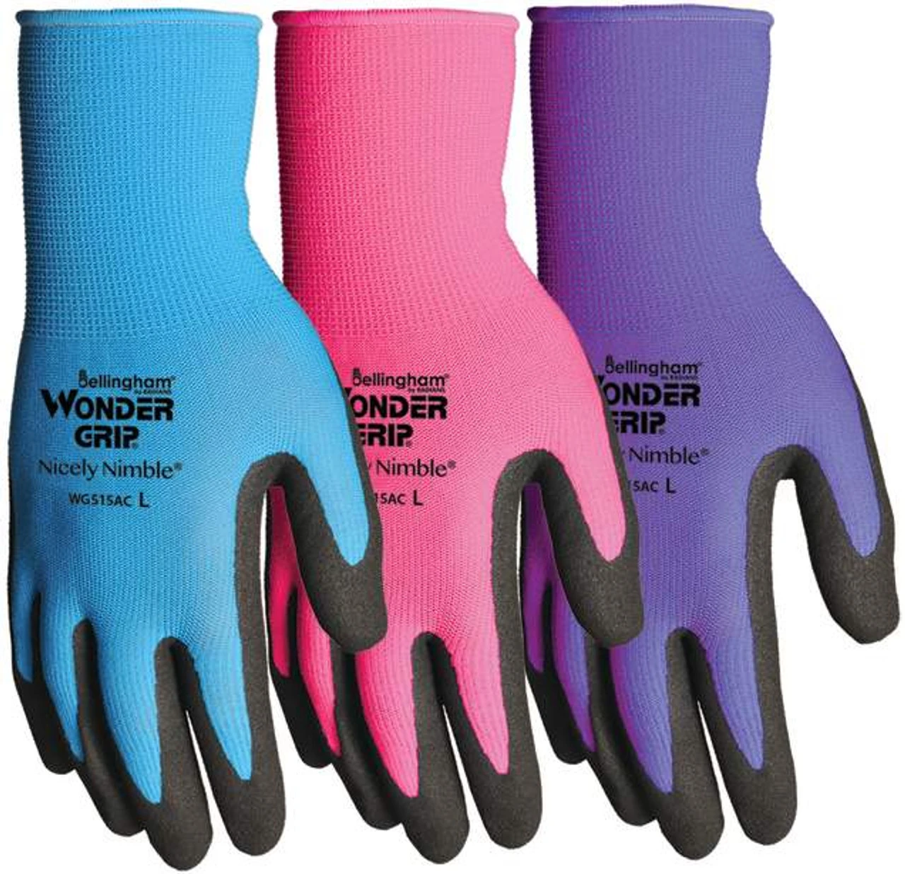 Bellingham Wonder Grip Lightweight Nitrile Palm Glove, Assorted Colors 3 Bellingham Wonder Grip Lightweight Nitrile Palm Glove, Assorted Colors