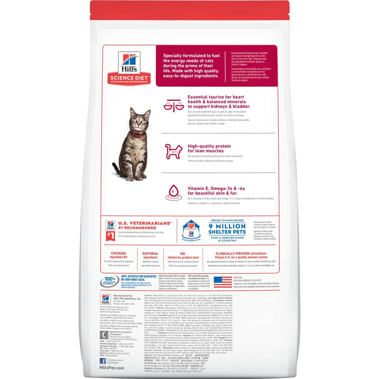 Science Diet Adult Cat 1-6 Years Chicken, 4lb 4 Science Diet Adult Cat 1-6 Years Chicken, 4lb - Image 2