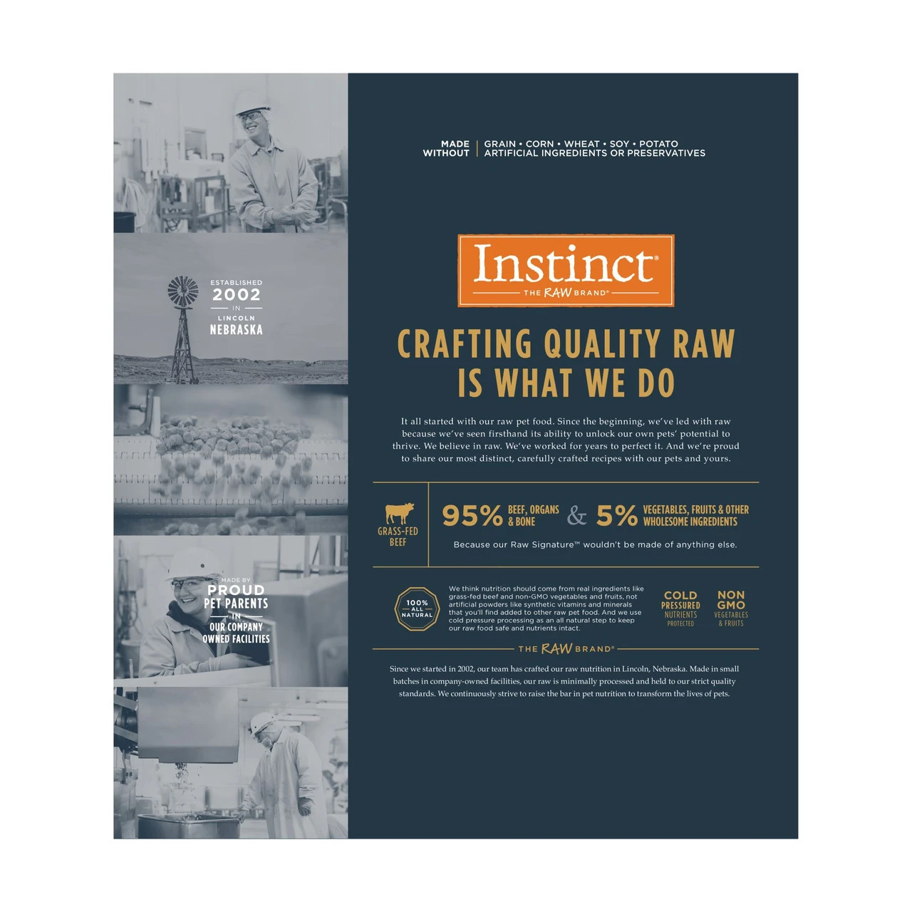 Nature's Variety Instinct Raw Bites Beef, 4lb 4 Nature's Variety Instinct Raw Bites Beef, 4lb - Image 2