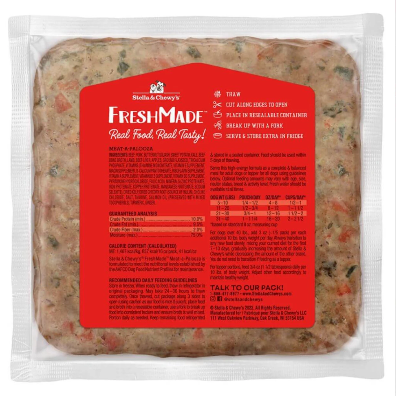 Stella & Chewy's Freshmade Meat-A-Palooza, 16z 4 Stella & Chewy's Freshmade Meat-A-Palooza, 16z - Image 2