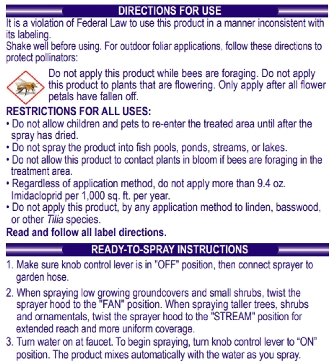Bonide Systemic Ready To Use Hose End Insect Spray, 32z 6 Bonide Systemic Ready To Use Hose End Insect Spray, 32z - Image 4