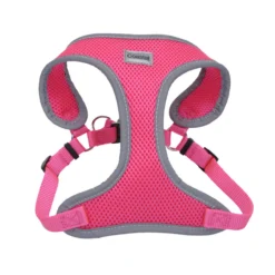 Coastal Comfort Soft Reflective Wrap Adjustable Dog Harness, Neon Pink