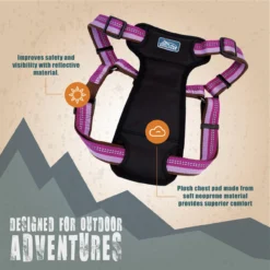 Coastal K9 Explorer Reflective Adjustable Padded Dog Harness, 1" X 26"-38" -Garden Supplies Sales 2024 wmdoycxsiscec8tfi9ky 44455.1631406368